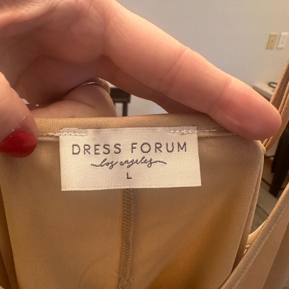 Shop Zoco Forum Brown Plaid Maxi Dress - Picture 7 of 8